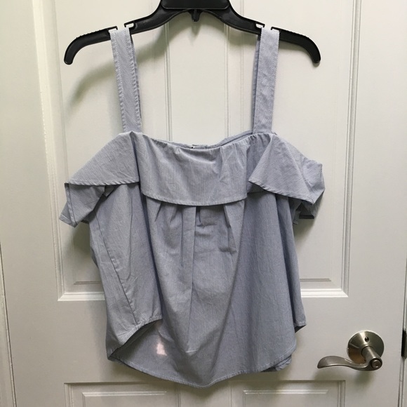 Anthropologie Maeve Canopy Cold-shoulder top, NWT - Picture 4 of 5